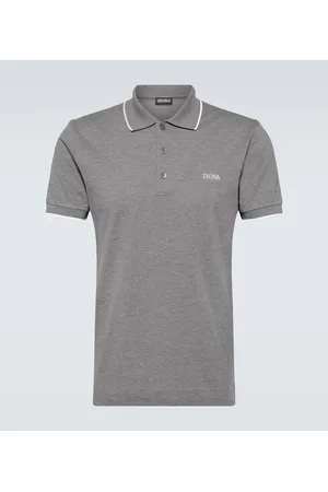 Ermenegildo Zegna Polohemd aus einem Baumwollgemisch