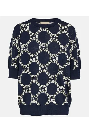 Gucci Top GG aus Jacquard-Strick