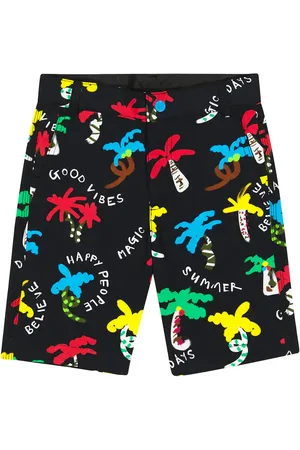 Stella McCartney Bedruckte Shorts aus Baumwolle