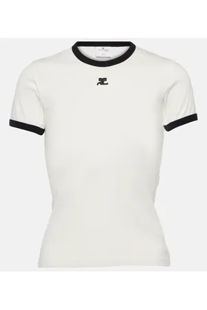 Courrèges Courrèges T-Shirt aus Baumwoll-Jersey