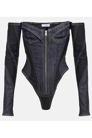 MUGLER Body aus Denim