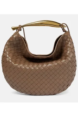 Bottega Veneta Tote Sardine Large aus Leder
