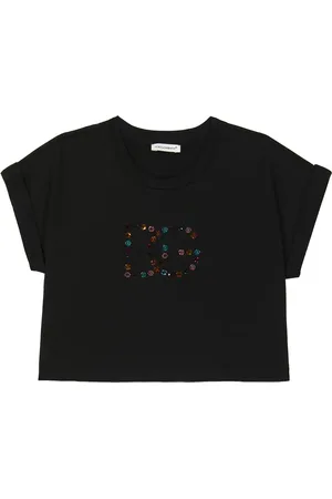 Dolce & Gabbana Verziertes T-Shirt aus Baumwolle