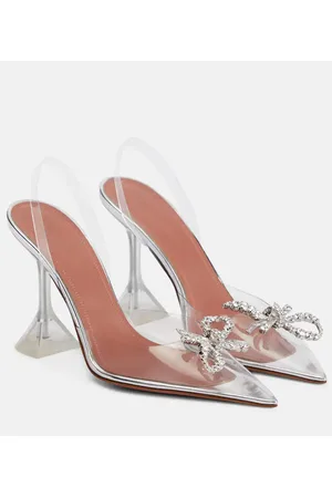 Amina Muaddi Verzierte Slingback-Pumps Rosie