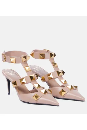 VALENTINO GARAVANI Mules Roman Stud 80 aus Leder