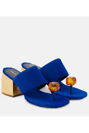 DRIES VAN NOTEN Verzierte Sandalen aus Kalbshaar