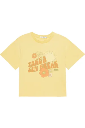 The New Society Bedrucktes T-Shirt aus Baumwolle
