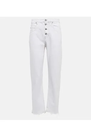Marant Etoile High-Rise Straight Jeans Belden