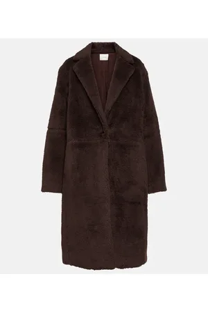 Vince Mantel aus Faux Fur