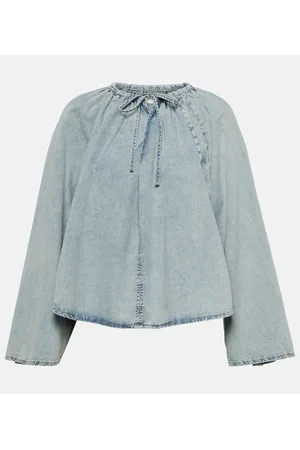 Frame Top aus Denim