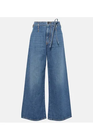 Etro High-Rise Wide-Leg Jeans