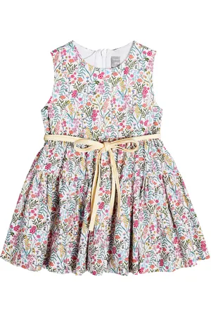 Il gufo Baby Bedrucktes Kleid aus Baumwolle