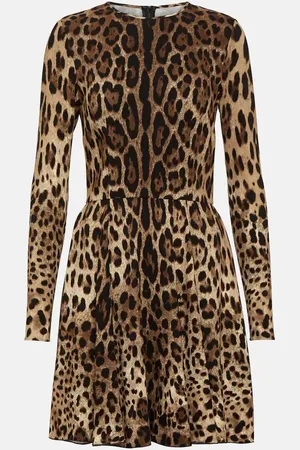Dolce & Gabbana Bedrucktes Minikleid aus Jersey