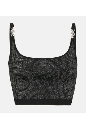 VERSACE Cropped-Top La Greca Medusa 