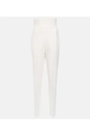 Nensi Dojaka Bridal Schmale Hose aus einem Wollgemisch