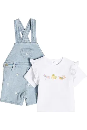 Tartine Et Chocolat Baby Set aus Latzhose und T-Shirt