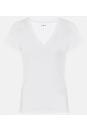 Vince T-Shirt aus Baumwoll-Jersey