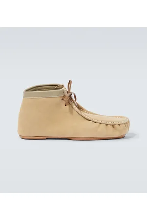 Auralee Mokassins aus Veloursleder