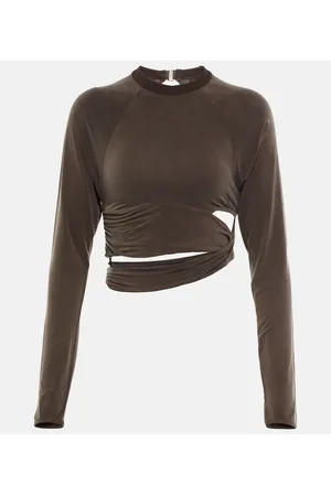 Jacquemus Cropped-Top Le T-Shirt Espelho