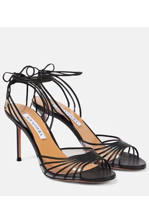 Aquazzura Sandalen Call me Sandal 85 aus Leder