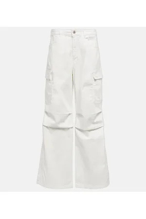 AG Jeans High-Rise-Hose Cargo Moon