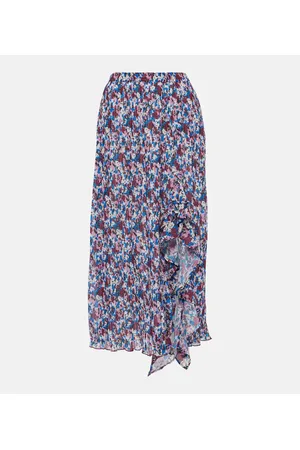 Ganni Maxirock aus Satin