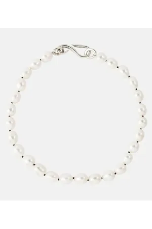 Sophie Buhai Halskette Deco Collar aus Süßwasserperlen mit Sterlingsilber
