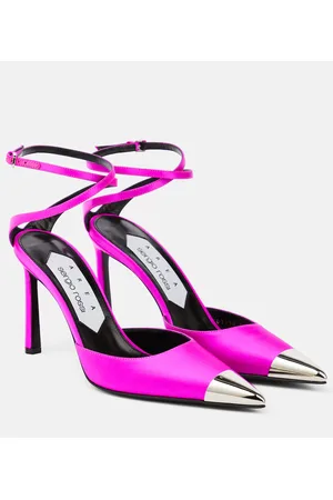 AREA Slingback-Pumps Amazona aus Satin