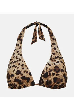 Dolce & Gabbana Bedrucktes Bikini-Oberteil
