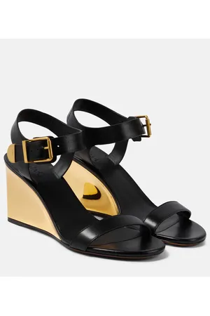Chloé Chloé Wedge-Sandalen Rebecca aus Leder