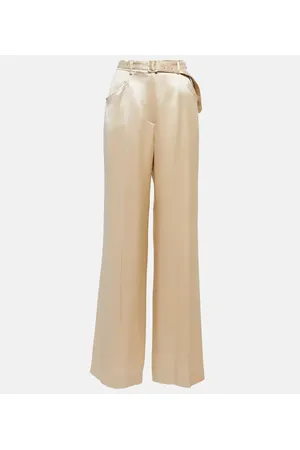 GABRIELA HEARST High-Rise-Hose aus Seide