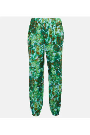 Tory Burch Bedruckte Hose aus Voile
