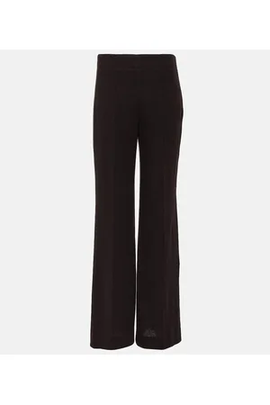 Chloé Chloé Gerade Hose aus Wolle und Kaschmir