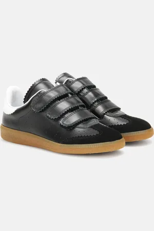 Isabel Marant Sneakers Beth aus Leder und Veloursleder