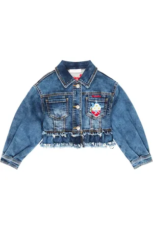 MONNALISA Bestickte Jeansjacke