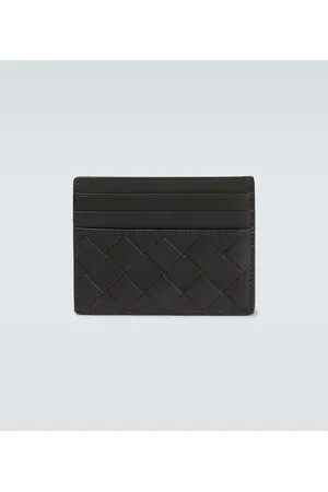 Bottega Veneta Kartenetui Intrecciato aus Leder