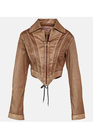 Jean Paul Gaultier X KNWLS Cropped-Jeansjacke