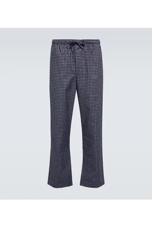 DEREK ROSE Pyjamahose aus Baumwolle