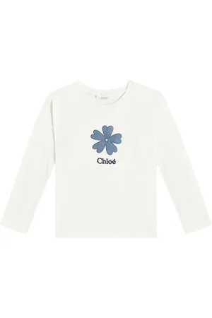 Chloé Chloé Kids Longsleeve aus Baumwolle