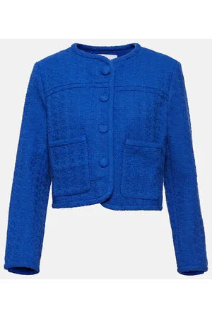 Proenza Schouler White Label Cropped-Jacke aus Tweed