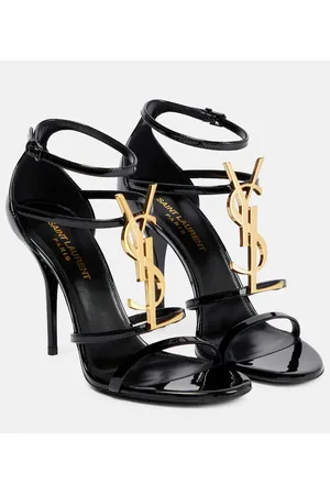 Saint Laurent Sandalen Cassandre 100 aus Leder