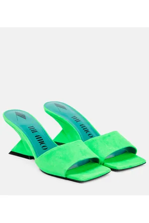 The Attico Pantoletten Cheope aus Veloursleder
