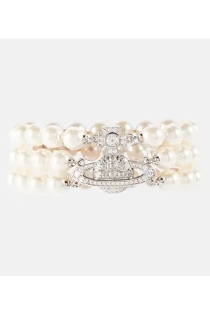 Vivienne Westwood Armband Graziella aus Zierperlen mit Kristallen