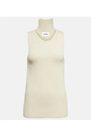 Jil Sander Top aus einem Baumwollgemisch