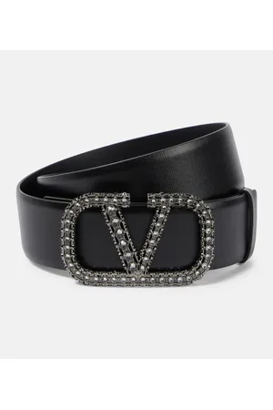 VALENTINO GARAVANI Verzierter Gürtel VLogo Signature aus Leder