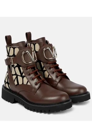 VALENTINO GARAVANI Schnürstiefel Toile Iconographe