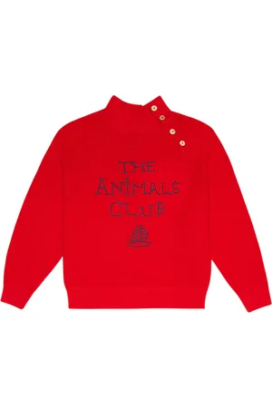 The Animals Observatory Pullover Raven aus Baumwolle