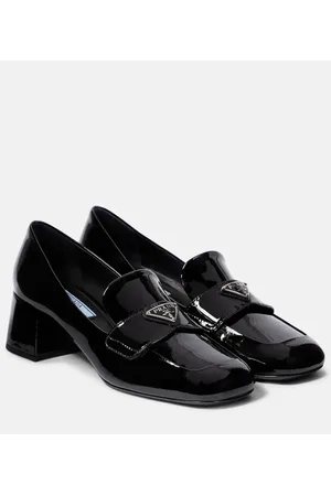 Prada Loafer-Pumps aus Lackleder