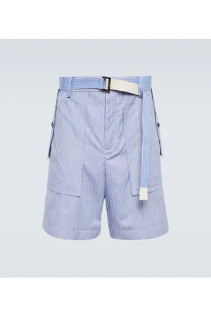 SACAI X Thomas Mason Shorts aus Popeline