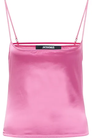 Jacquemus Top Le Haut Tangelo aus Satin